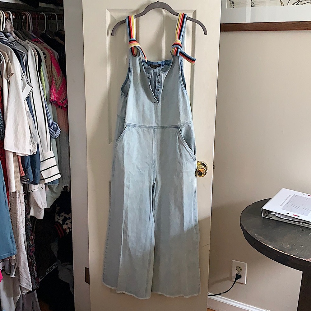 Rainbow bright overalls